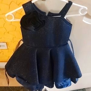 Blue party frock Size 2-3 years